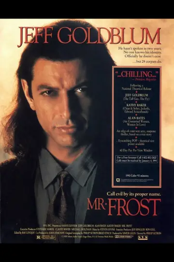 Plakat do filmu "Mister Frost" #1195258