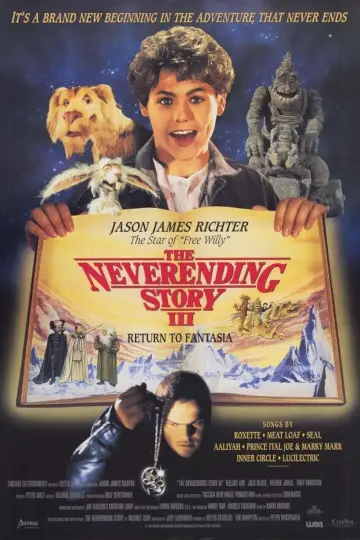 Plakat do filmu "Niekończąca się opowieść III: Ucieczka z krainy Fantazji" #717964