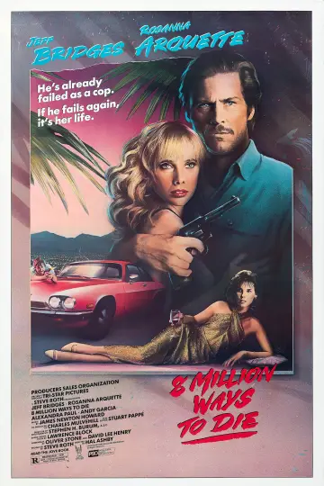 Plakat do filmu "8 milionów sposobów, aby umrzeć" #1044711