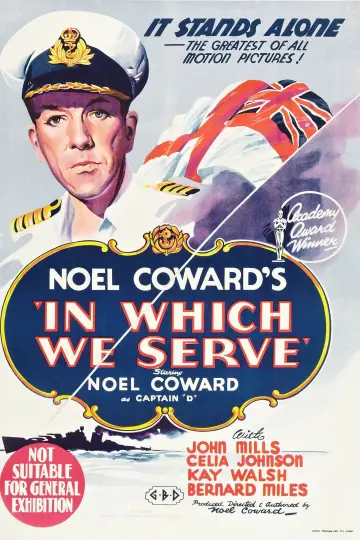 Plakat do filmu "In Which We Serve" #1072334