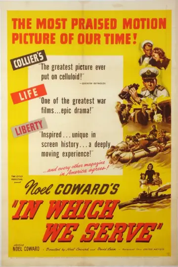 Plakat do filmu "In Which We Serve" #1905768