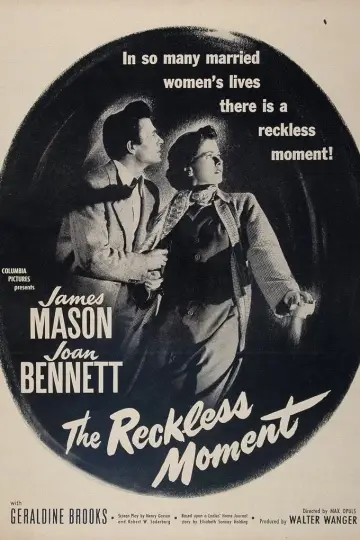 Plakat do filmu "The Reckless Moment" #1867209