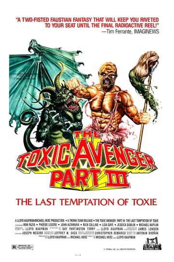Plakat do filmu "The Toxic Avenger Part III: The Last Temptation of Toxie" #1168555