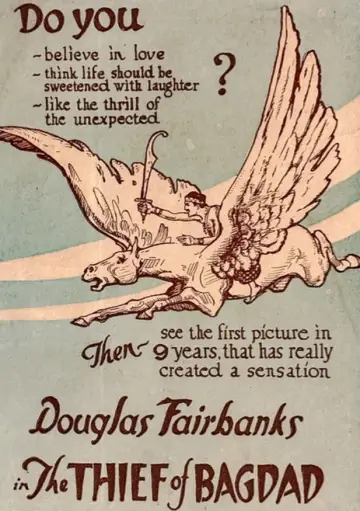 Plakat do filmu "Złodziej z Bagdadu" #1854282
