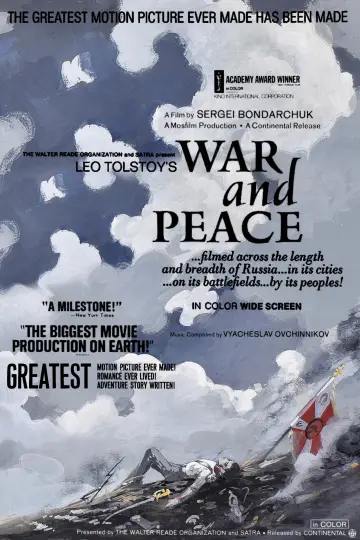 Plakat do filmu "Война и мир" #817498