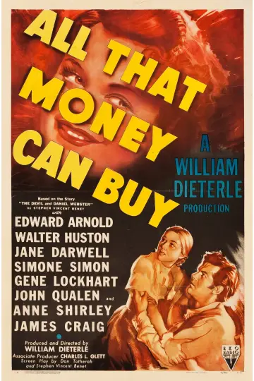 Plakat do filmu "All That Money Can Buy" #1057231