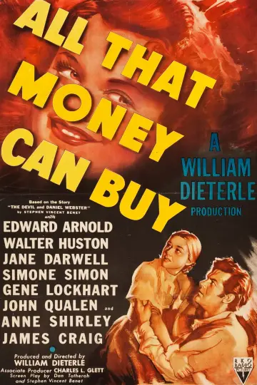 Plakat do filmu "All That Money Can Buy" #1057237