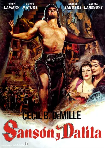 Plakat do filmu "Samson i Dalia" #334980