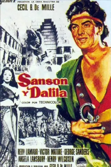 Plakat do filmu "Samson i Dalia" #334981