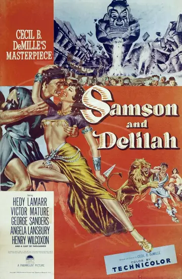Plakat do filmu "Samson i Dalia" #334982