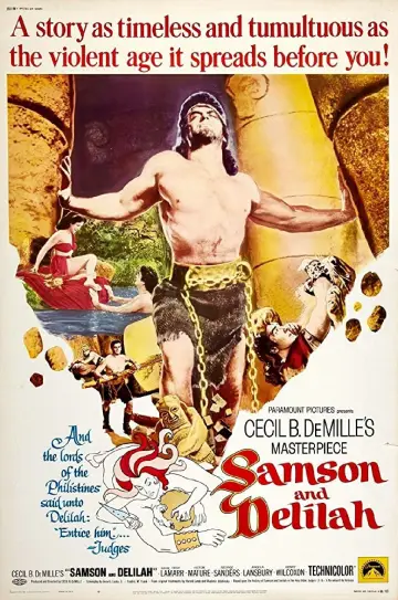 Plakat do filmu "Samson i Dalia" #334991