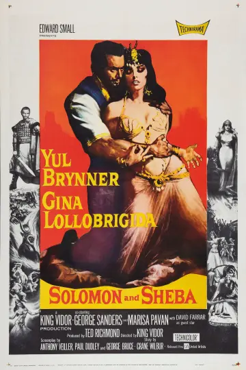 Plakat do filmu "Salomon i królowa Saby" #110379