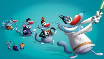 Zasłona do filmu "Oggy i karaluchy" #1018196