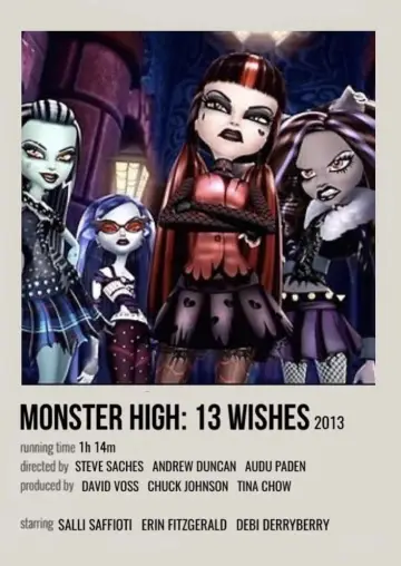 Plakat do filmu "Monster High: 13 życzeń" #466285