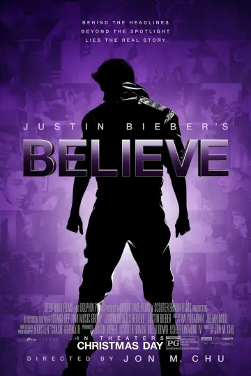 Plakat do filmu "Justin Bieber