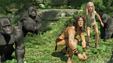 Zasłona do filmu "Tarzan: Król Dżungli" #331856