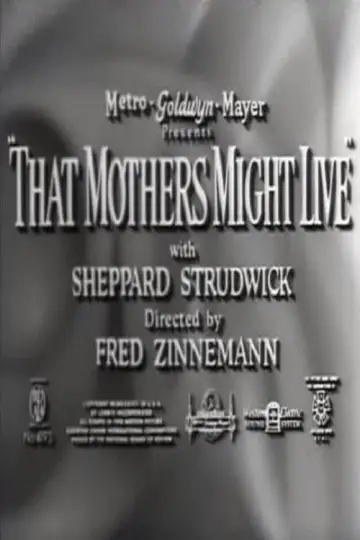 Plakat do filmu "That Mothers Might Live" #1647937