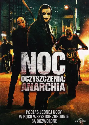 Plakat do filmu "Noc Oczyszczenia: Anarchia" #625680