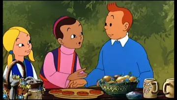 Zasłona do filmu "Tintin i Jezioro Rekinów" #435005