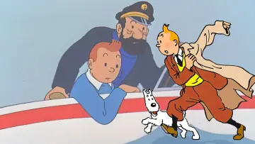 Zasłona do filmu "Tintin i Jezioro Rekinów" #435008