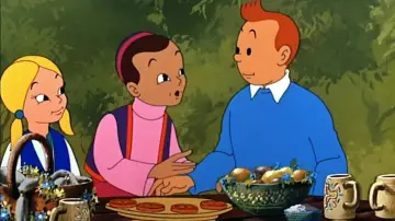 Zasłona do filmu "Tintin i Jezioro Rekinów" #435009