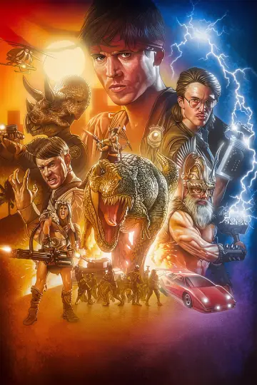 Plakat do filmu "Kung Fury: Pięści czasu" #1806573