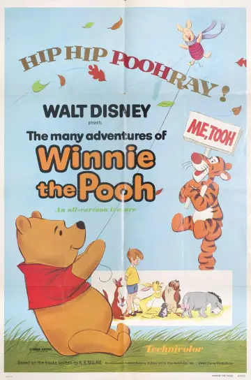 Plakat do filmu "Przygody Kubusia Puchatka" #229983