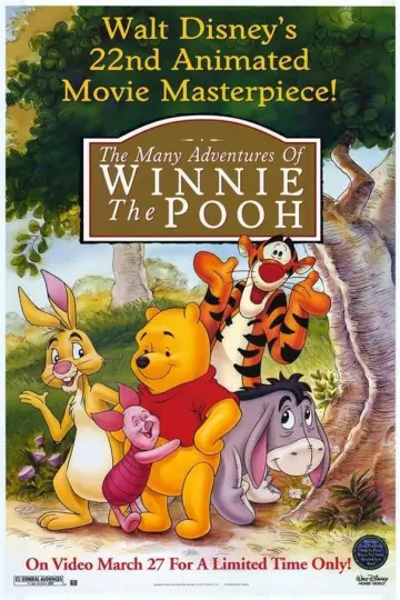 Plakat do filmu "Przygody Kubusia Puchatka" #83239