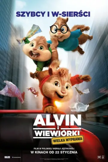 Plakat do filmu "Alvin i wiewiórki: Wielka wyprawa" #651901