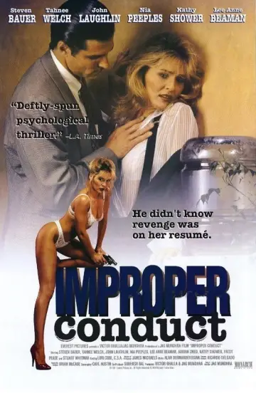 Plakat do filmu "Improper Conduct" #946381