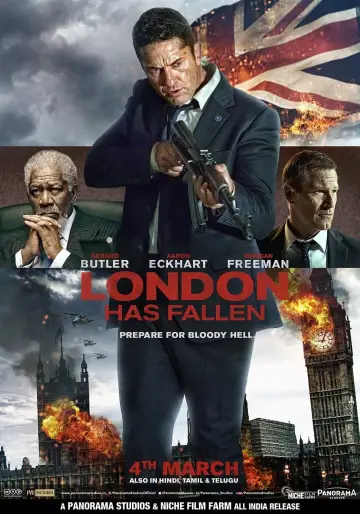 Plakat do filmu "Londyn w ogniu" #43923