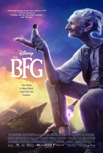 Plakat do filmu "BFG: Bardzo Fajny Gigant" #294811