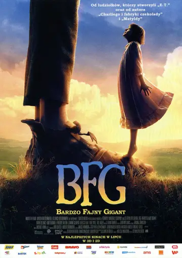 Plakat do filmu "BFG: Bardzo Fajny Gigant" #686623