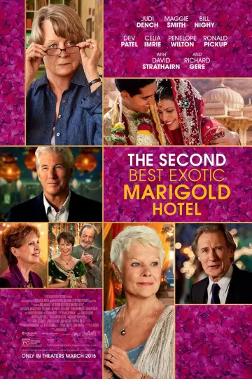Plakat do filmu "Drugi Hotel Marigold" #998986