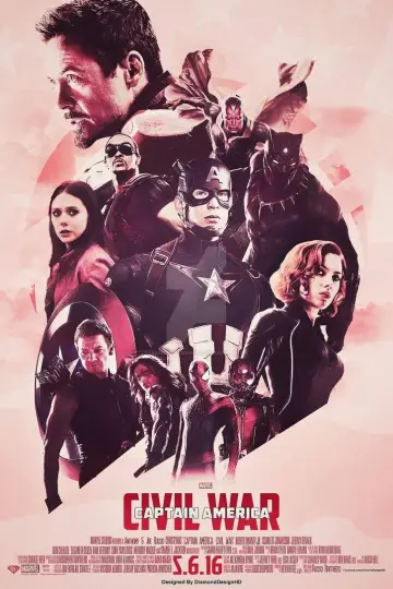 Plakat do filmu "Kapitan Ameryka: Wojna bohaterów" #1215039
