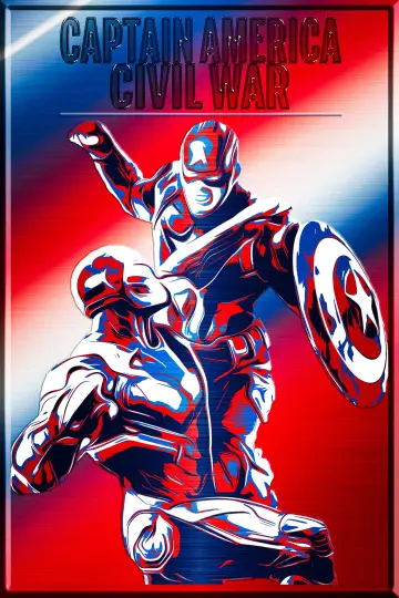 Plakat do filmu "Kapitan Ameryka: Wojna bohaterów" #15948