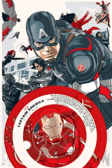 Plakat do filmu "Kapitan Ameryka: Wojna bohaterów" #15950