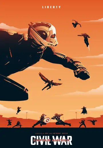 Plakat do filmu "Kapitan Ameryka: Wojna bohaterów" #15985