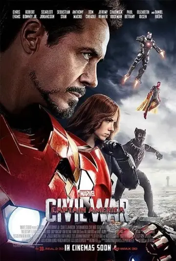 Plakat do filmu "Kapitan Ameryka: Wojna bohaterów" #16008