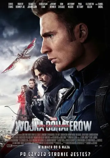 Plakat do filmu "Kapitan Ameryka: Wojna bohaterów" #560695
