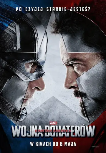 Plakat do filmu "Kapitan Ameryka: Wojna bohaterów" #560700