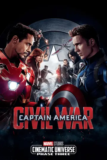 Plakat do filmu "Kapitan Ameryka: Wojna bohaterów" #560716