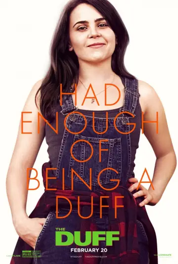 Plakat do filmu "THE DUFF [#ta brzydka i gruba]" #722526