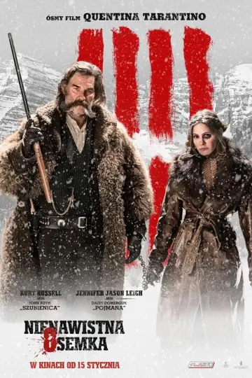 Plakat do filmu "Nienawistna ósemka" #582739
