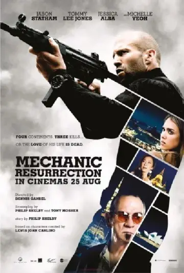 Plakat do filmu "Mechanik: Konfrontacja" #804163