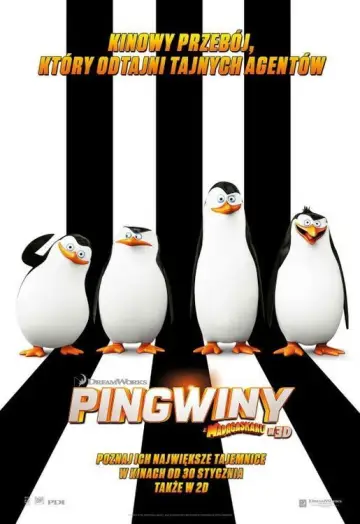 Plakat do filmu "Pingwiny z Madagaskaru" #698007