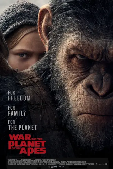 Plakat do filmu "Wojna o Planetę Małp" #23435