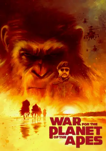 Plakat do filmu "Wojna o Planetę Małp" #23443