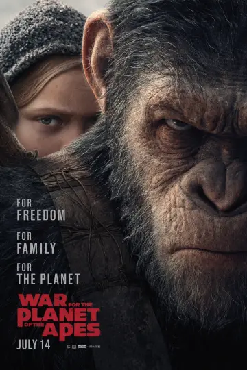 Plakat do filmu "Wojna o Planetę Małp" #23446