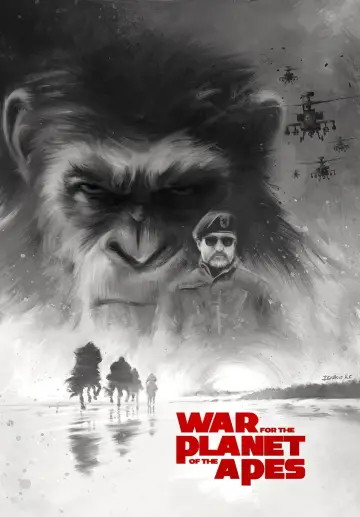 Plakat do filmu "Wojna o Planetę Małp" #23458